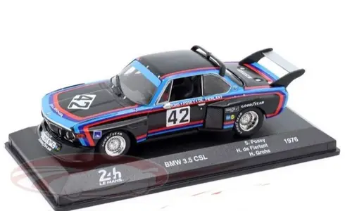 BMW 3.5 CSL (Le Mans 24h 1976) diecast car model 1;43.