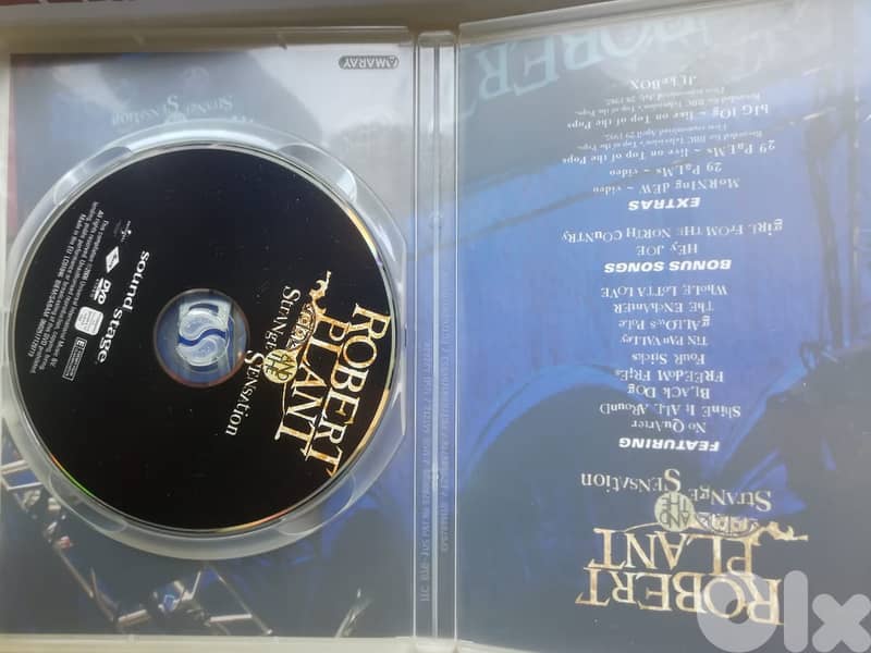 Robert Plant (Led zeppelin LS) & the strange sensation original DVD 1