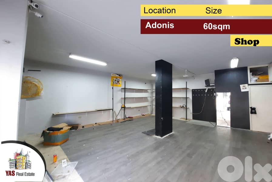 Adonis 60m2 | Shop | Prime Location | Ideal Investment | CH | 0