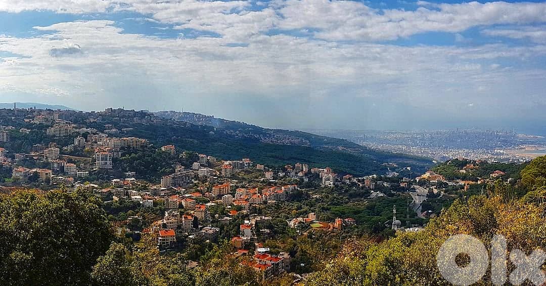 WONDERFUL LAND IN BROUMANA PRIME  (700Sq) WITH VIEW, (BR-319) 0