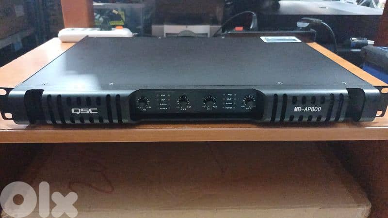 qsc amplifier 4ch 1500w x4 new in box 0