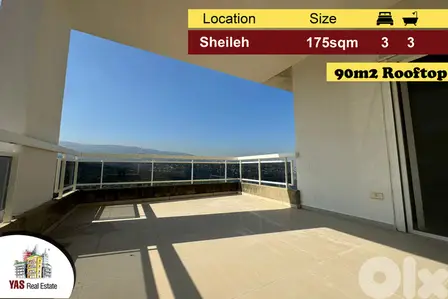 Sheileh 175m2 | 90m2 Rooftop | Well Maintained | Quiet Street | EL | Sheileh 175m2 | 90m2 Rooftop | Well Maintained | Quiet Street | EL |