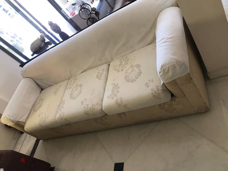 sofa bed with 2 arm chairs 1