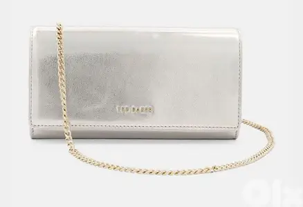 Ted Baker - Cross Body Bag Silver ( New)