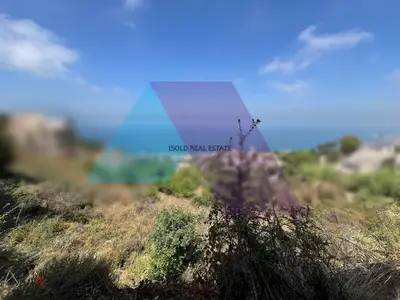 813 m2 land + open mountain/sea view for sale in Halat - حالات