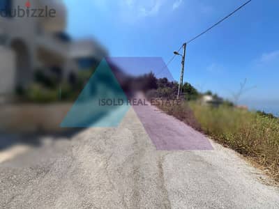 813 m2 land + open mountain/sea view for sale in Halat - حالات