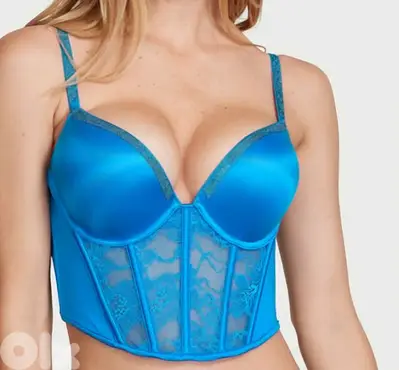 Victoria's secret Push Up Corset Blue (70B)