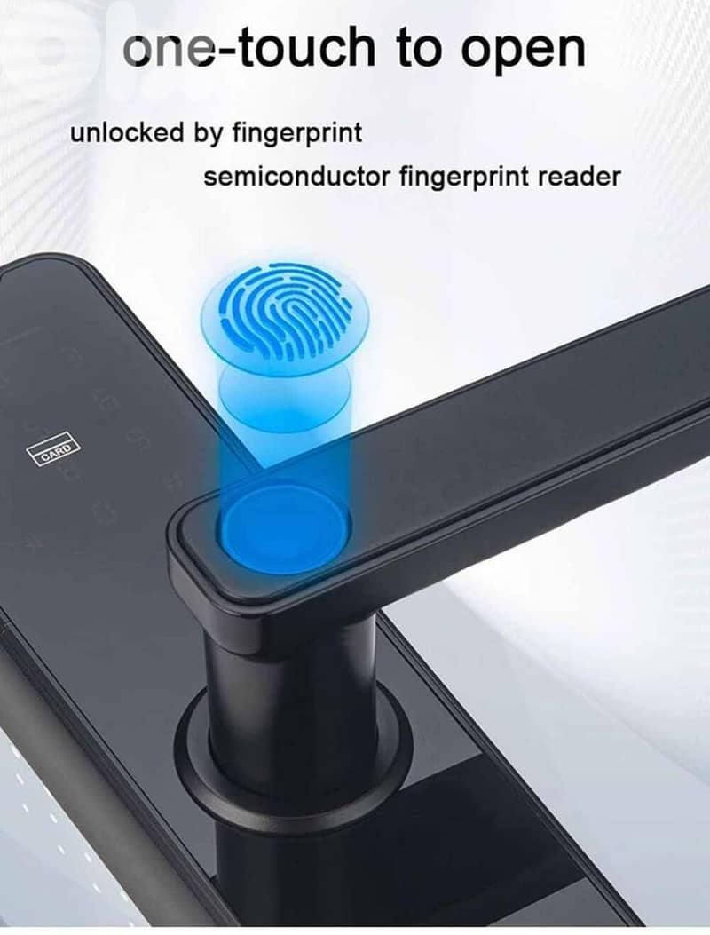 Tuya Smart Door Lock Biometric Fingerprint D-65 1