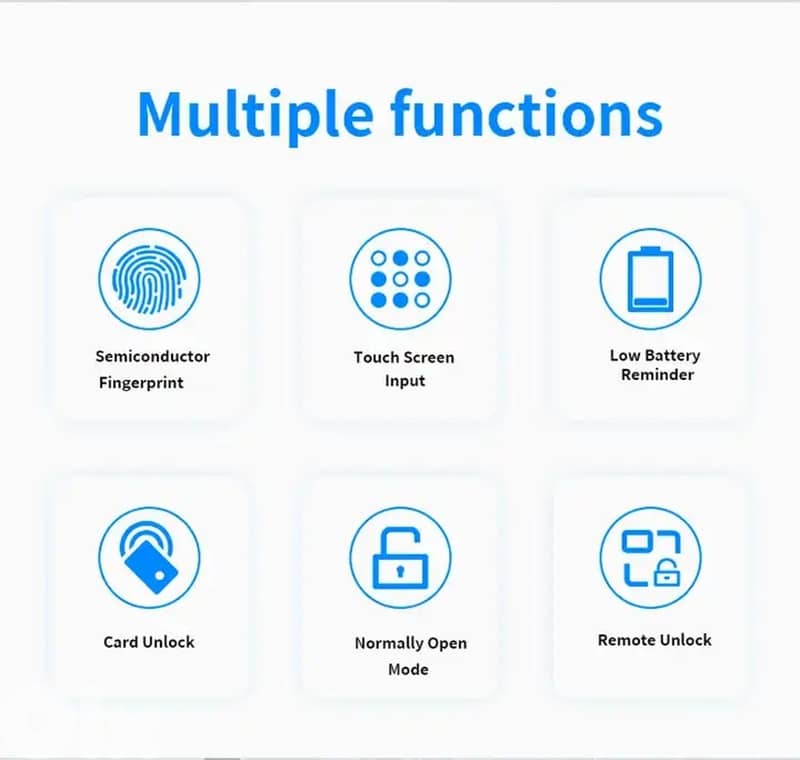 Tuya Smart Door Lock Biometric Fingerprint D-65 5