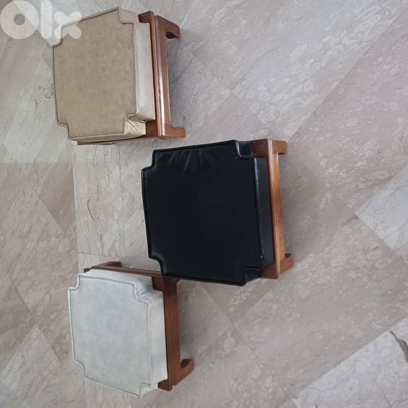 Flat stools set of 3 (Japanese style) 3