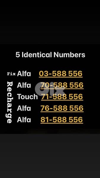 Five identical Numbers 0