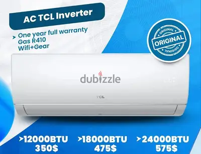 Ac tcl inverter 9000btu to 24000btu
