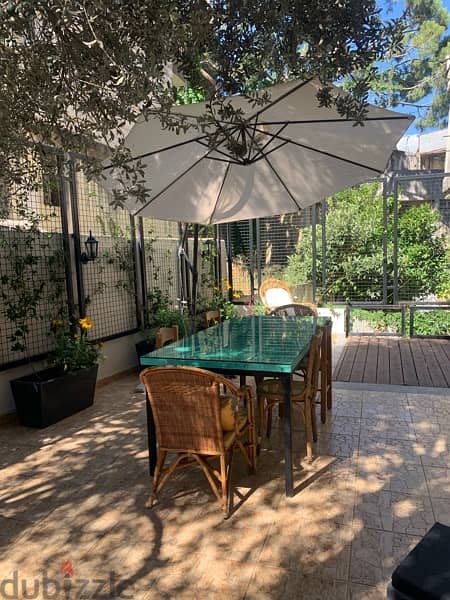 broumana with terrace fully furnished Yearly ONLY 0
