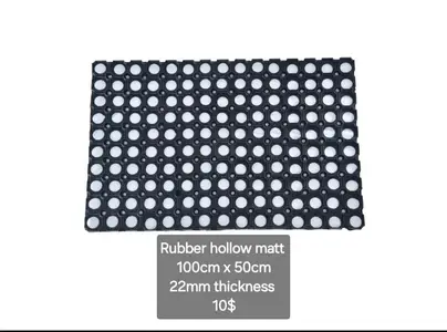 rubber hallow matt 100cm x 50cm