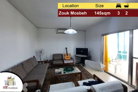 Zouk Mosbeh 145m2 | Sea View | Prime Location | Catch | CH |