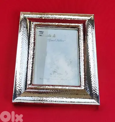 Pearl Silver Plated Picture Frame