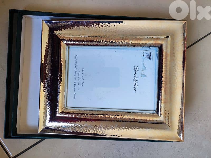 Pearl Silver Plated Picture Frame 1