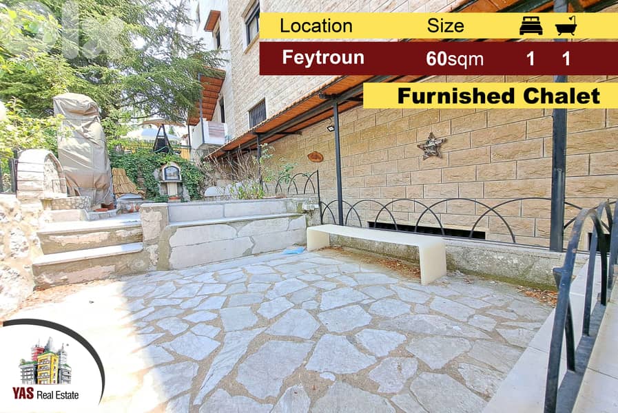 Feytroun 60m2 | 60m2 Terrace | Furnished Chalet | Mountain View | DA | 0