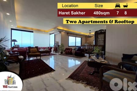 Haret Sakher 480m2 | Two Apartments| Renovated | Classy Area | IV MY |