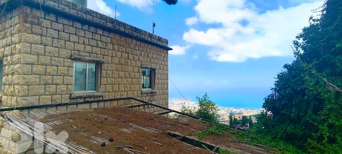 L15715-Land With Old House & Seaview for Sale In Beit Meri