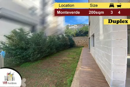 Monteverde 200m2 | 40m2 Garden | Duplex | Generous dimensions | PA |