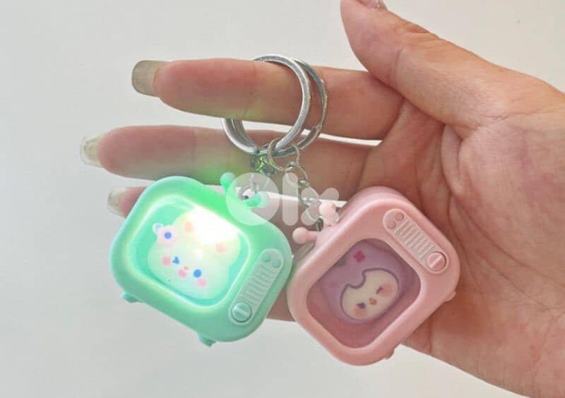 cute light and sound keychains 0