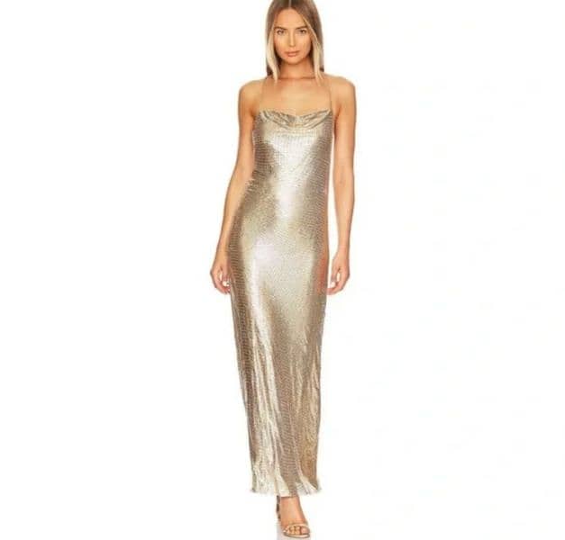 gold dress 0