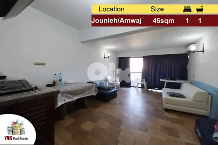 Jounieh/Amwaj 45m2 | Chalet | Open Mountain View | IV YAC
