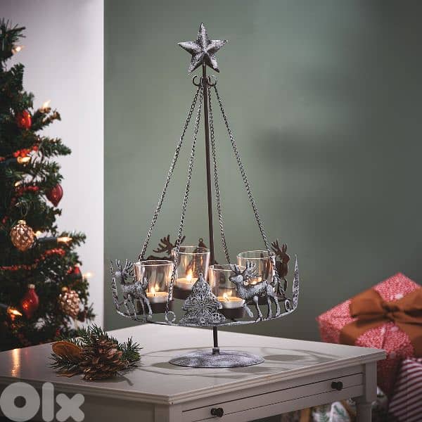 centrepiece tealight holder metal stand 0