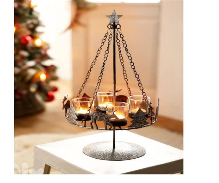 centrepiece tealight holder metal stand 1