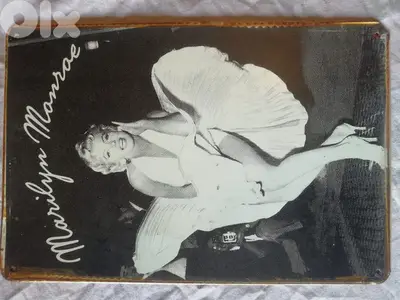 Marilyn Monroe  famous photo on tin plate size 20*30