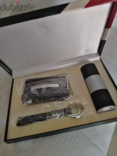 set for desk key ring  plus business set card plus calculator with pen