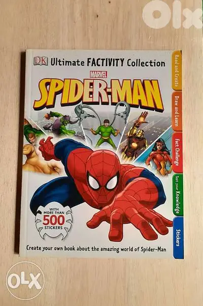 Spider-man Ultimate Factivity Collection Book.