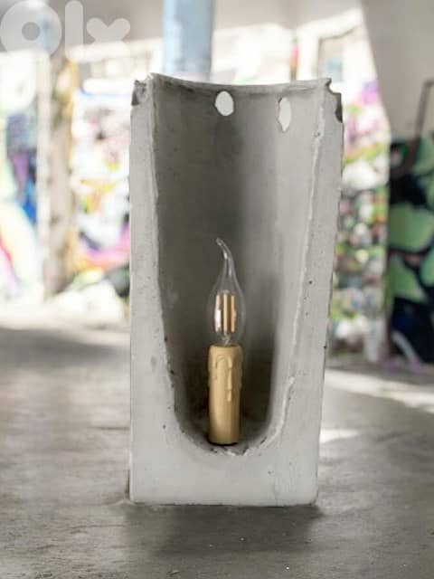 concrete lamp 0