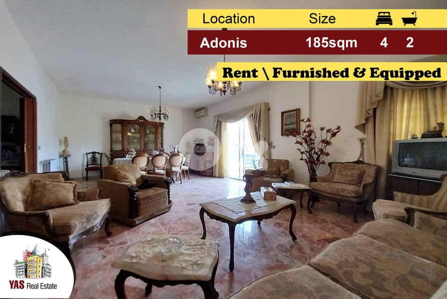 Adonis 185m2 | Rent | Furnished & Equipped | Partial View | IV EL | 0