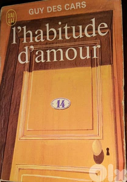 book antique - l'habitude d'amour 1971 0