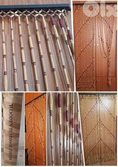 Wooden Dead Door  (Curtains)
