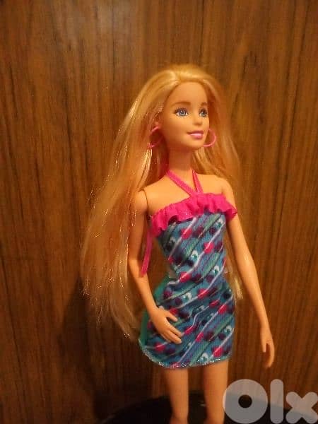 RAINBOW HAIR Barbie great doll Mattel 2015 long hair+Shoes=24$ 0