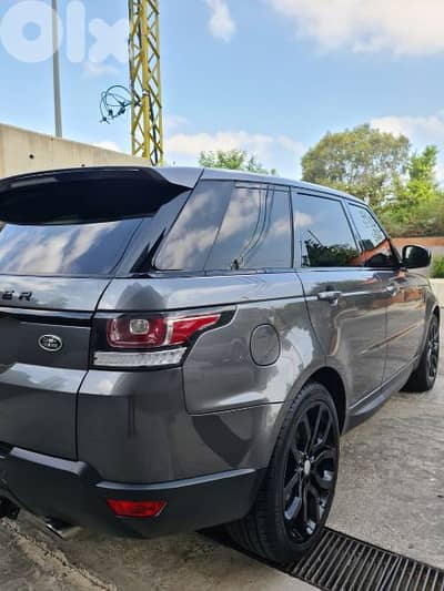 RANGE ROVER SPORT V8 SUPERCHARGED GREY IN BLACK
