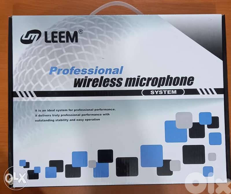 wireless microphone brand leem,2 mic wireless hand,new never used 0