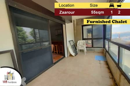 Zaarour 55m2 | 50m2 Terrace | 15m2 Garden |Furnished Chalet | AA |
