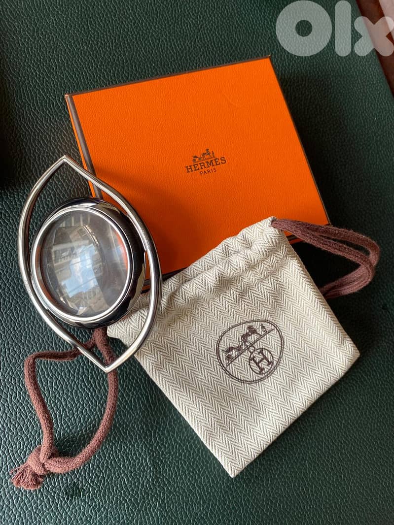 Hermes Oeil Magnifying Glass Ruthenium 1