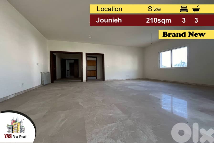 Jounieh 210m2 | Brand New | High End | Prime Location | EH | 0
