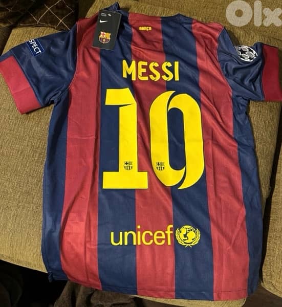 Barcelona messi  the historical special edition shirt of berlin 2014 0