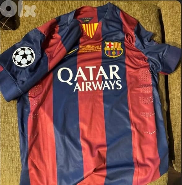 Barcelona messi  the historical special edition shirt of berlin 2014 1