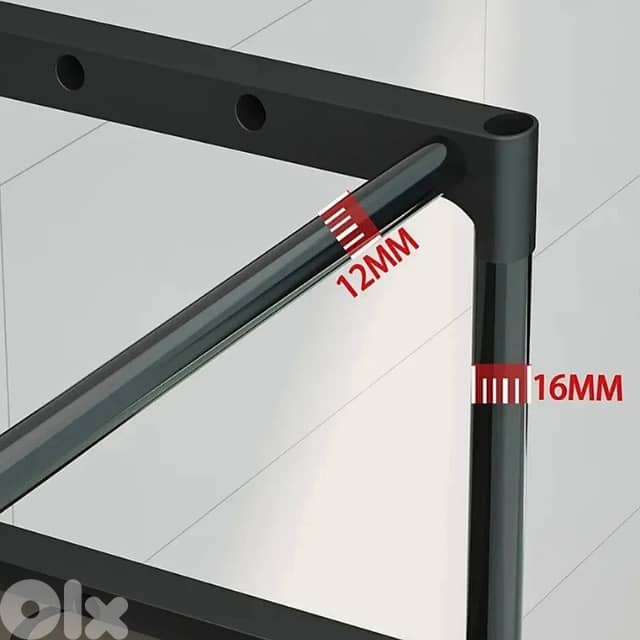 Over Toilet Storage Shelf - 3 Tier Washing Machine Rack, B/W 8