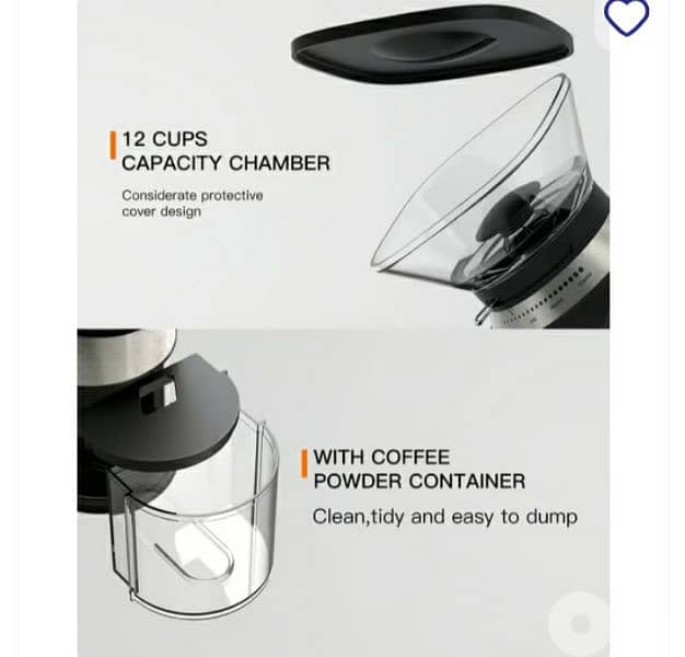 SBOLY Conical Burr Coffee Grinder Stainless- 19 /3$ delivery 3