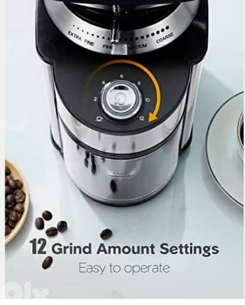 SBOLY Conical Burr Coffee Grinder Stainless- 19 /3$ delivery 4