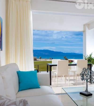 Beachfront Apartment in Chania, Crete, Greece with Sea View