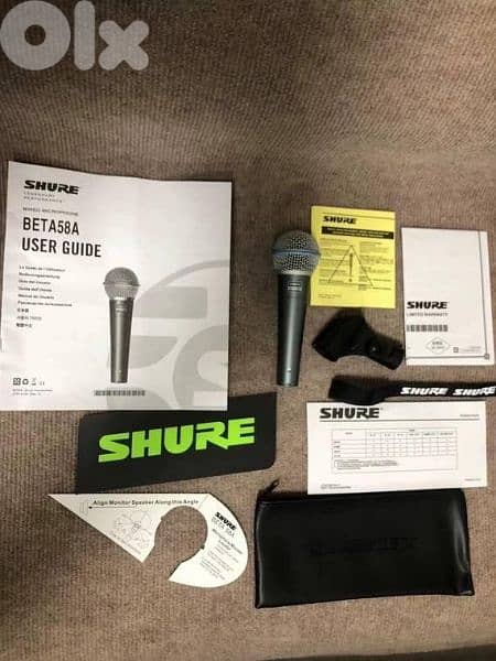 Shure Beta58 A Wire Microphone 0